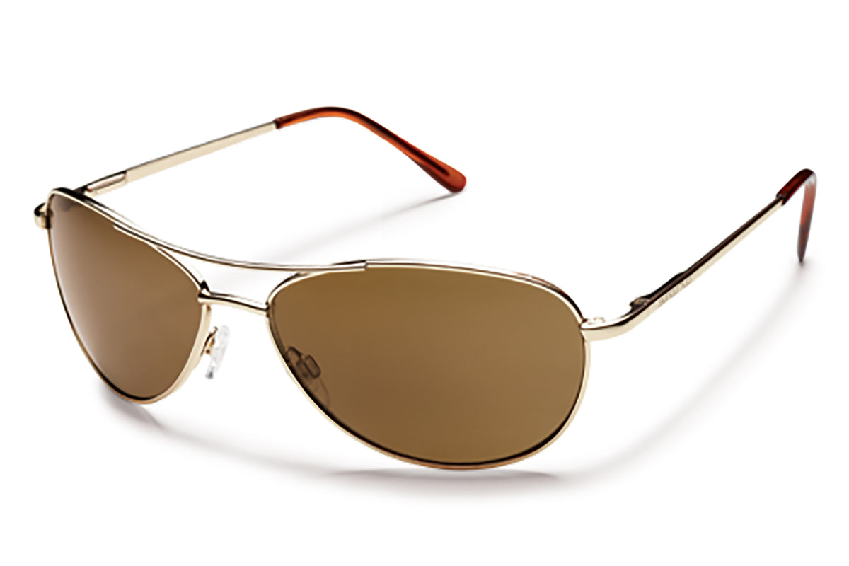 Smith Suncloud Patrol Polarized Sunglasses - Gold/Brown
