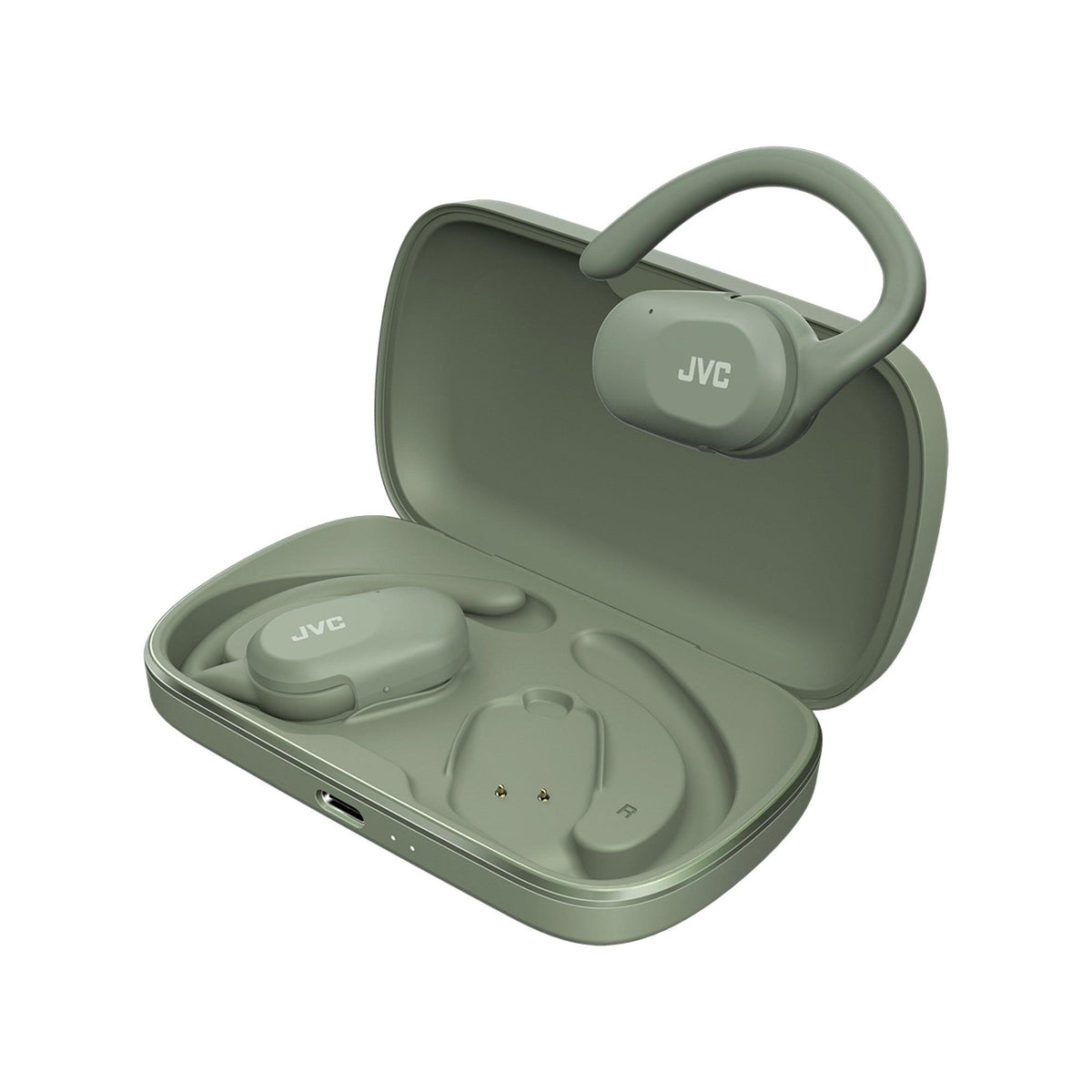 JVC Nearphones Open Ear True Wireless Earbuds Green