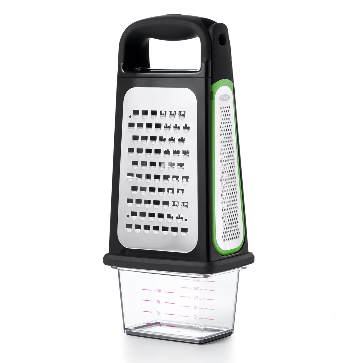 OXO Good Grips Etched Box Grater w/ Removable Zester