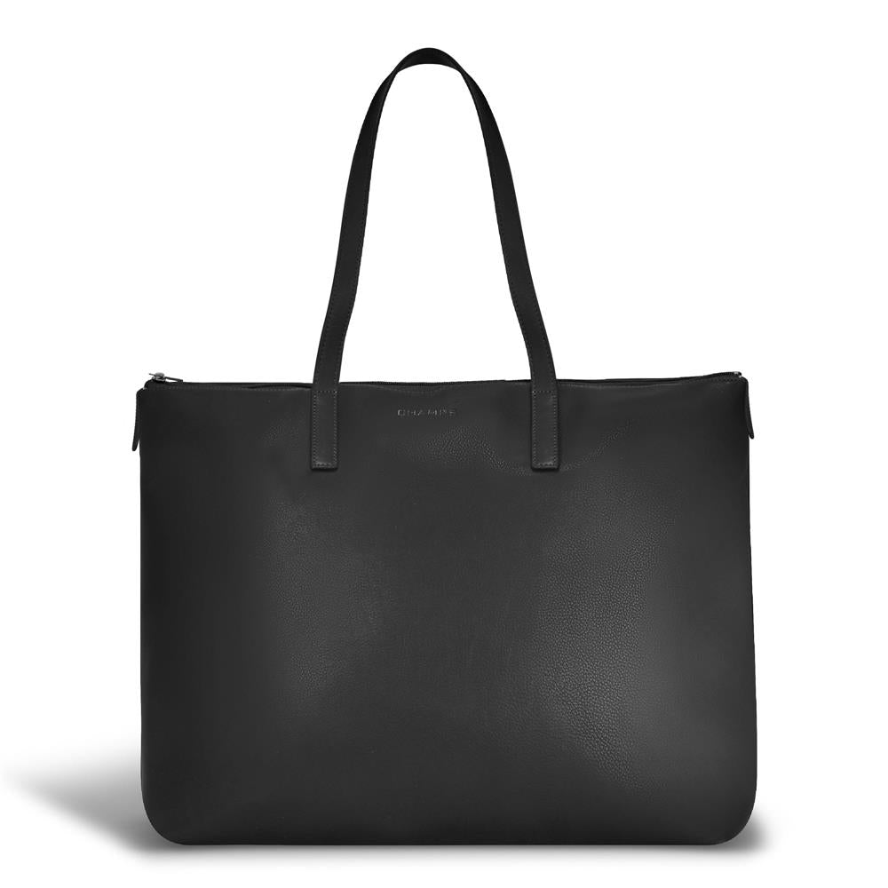 Champs Luggage Onyx Leather Business Tote Size 19"x13.5"