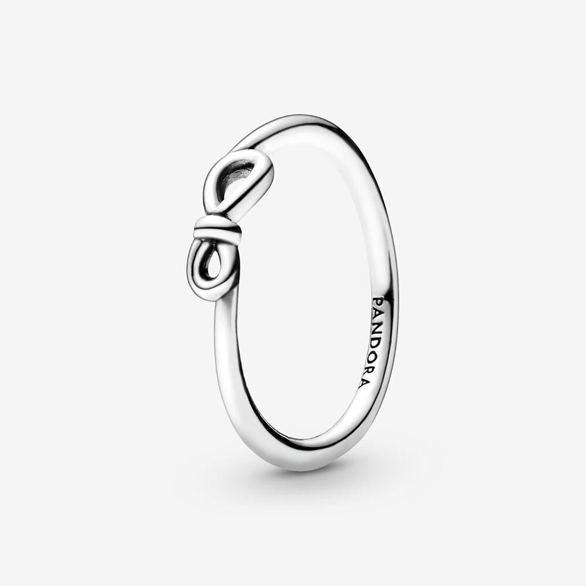Pandora Infinity Knot Ring Size 7.5