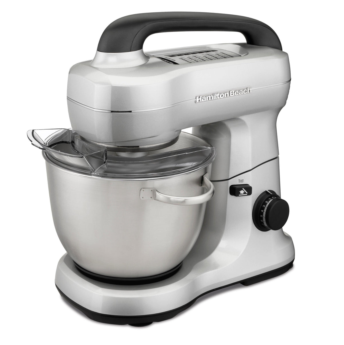 Hamilton Beach 7 Speed Tilt Back Stand Mixer Silver