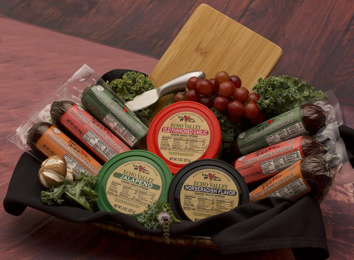 Echo Valley Meats Sausage & Cheese Snack Box
