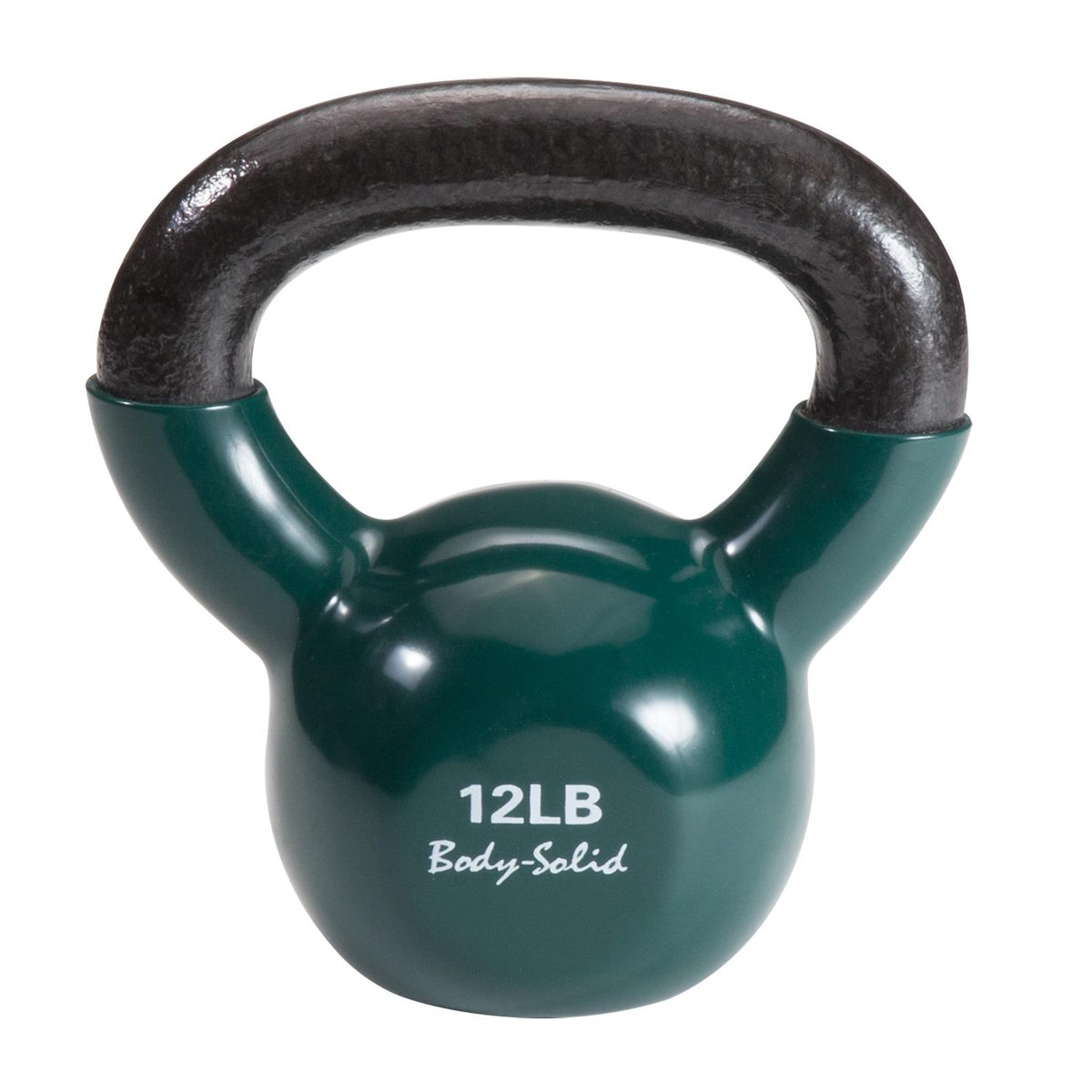 Body-Solid Vinyl Coated Kettlebell , 12 lb