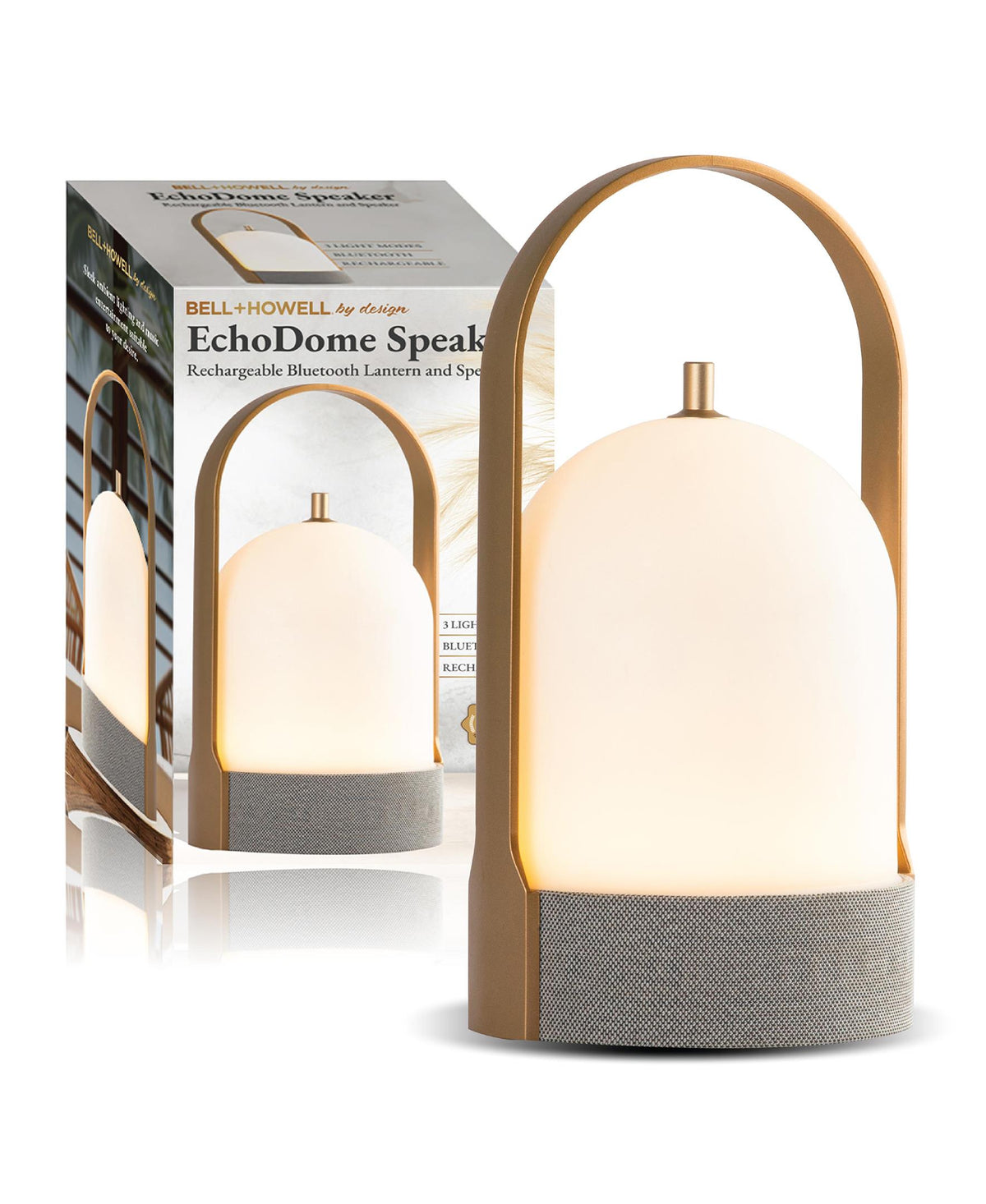Bell + Howell Echo Dome Lantern and Speaker