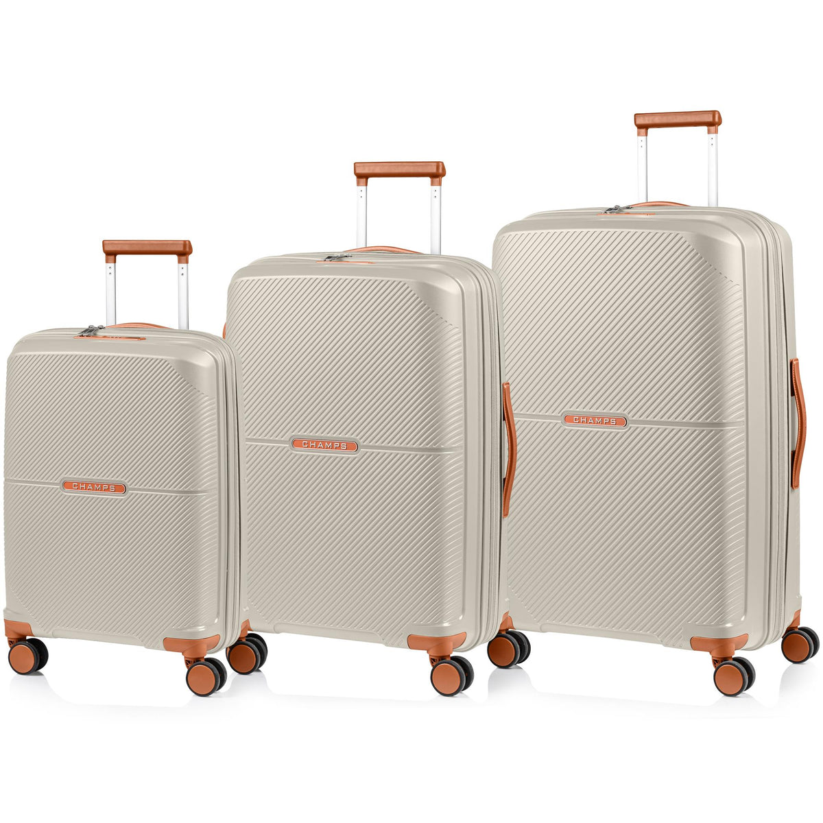 Champs Luggage Vintage Aura 3-Pcs Luggage Set Size 3 Piece Set