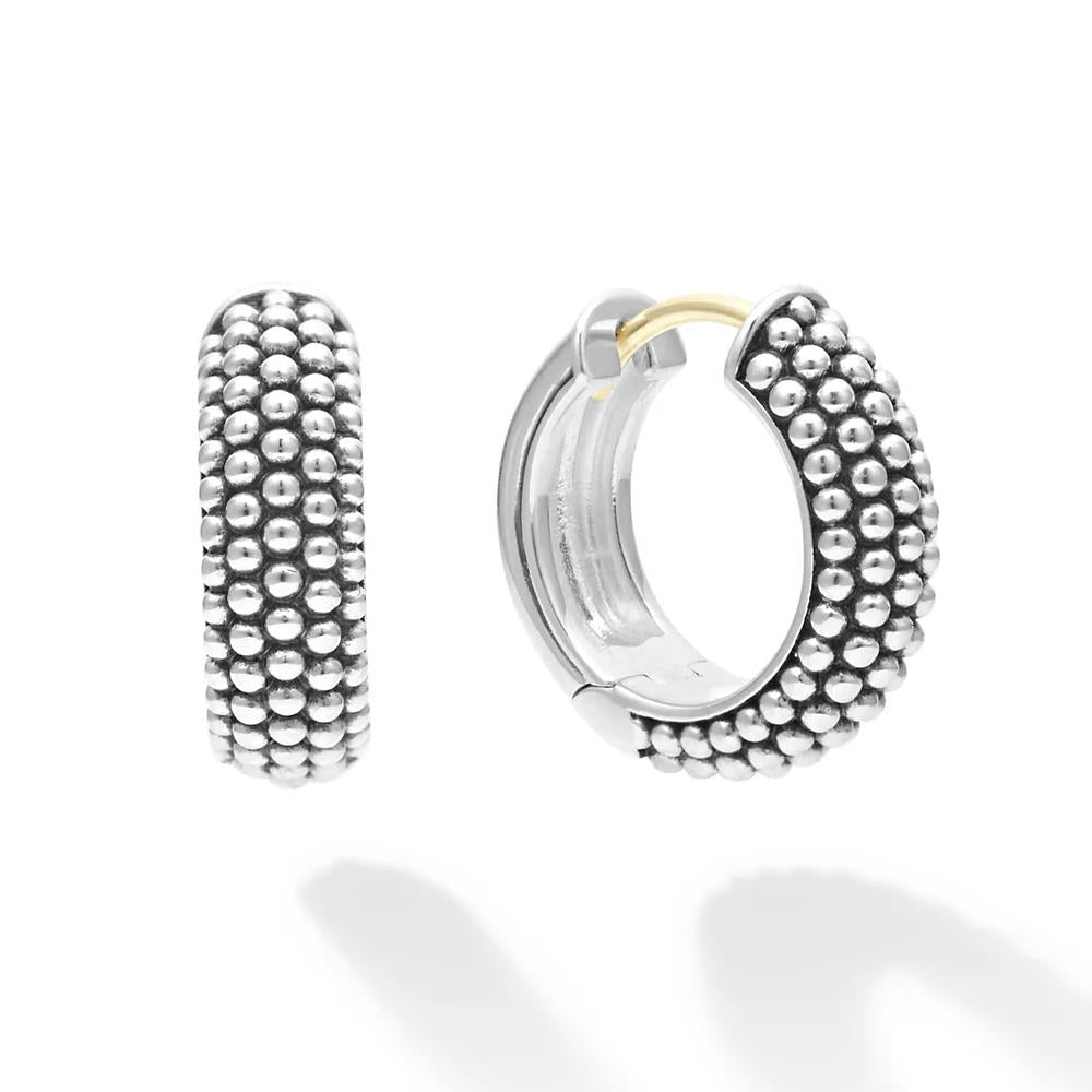 Lagos Caviar Huggie Earrings