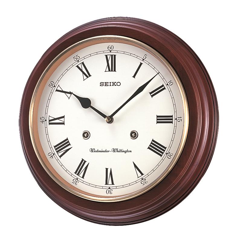 Seiko Clocks Wall-Chime, Quartz, Brown