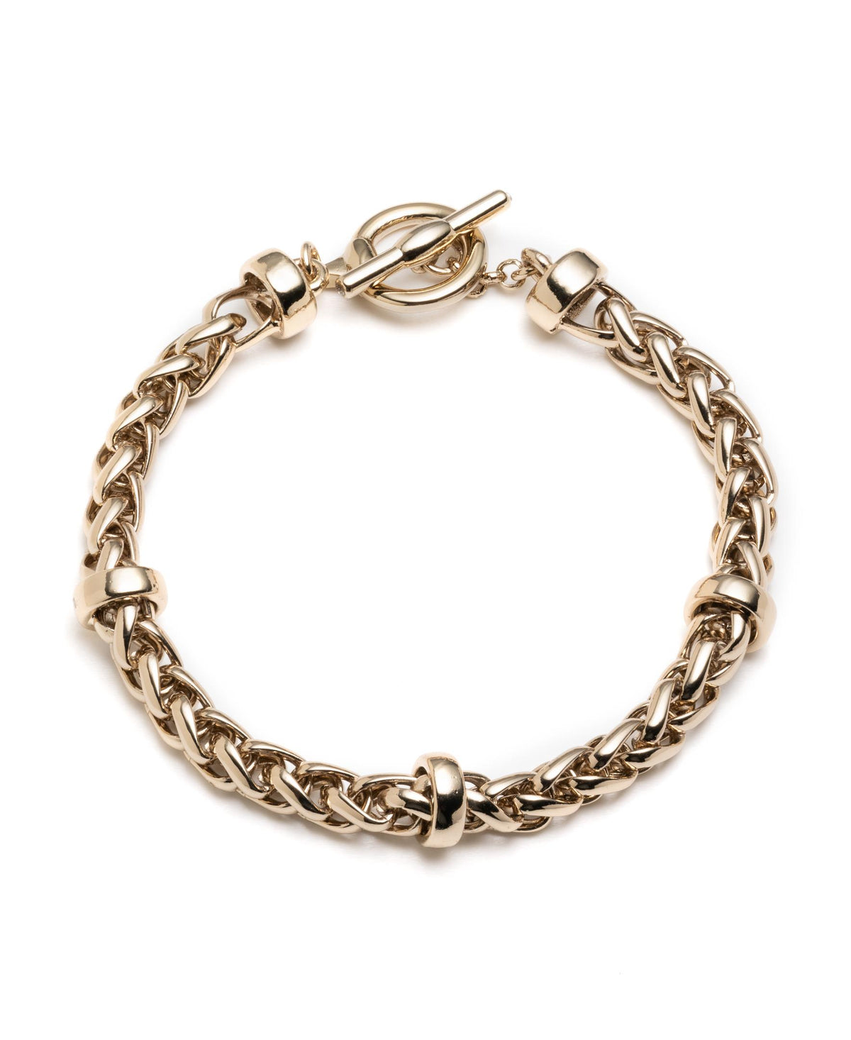 Polo Ralph Lauren Gold Braided Chain Bracelet