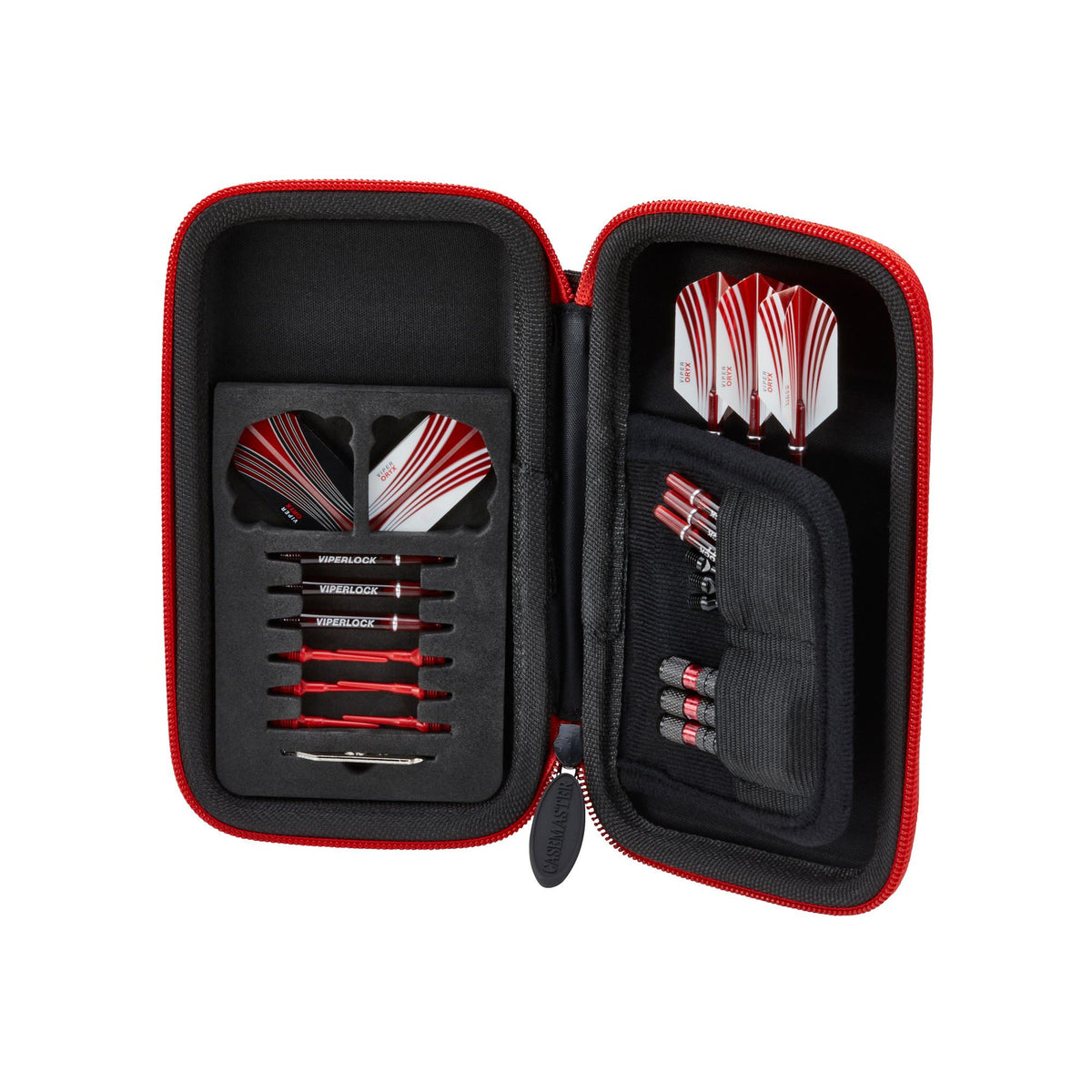 Casemaster Sport Dart Case With Red Zipper