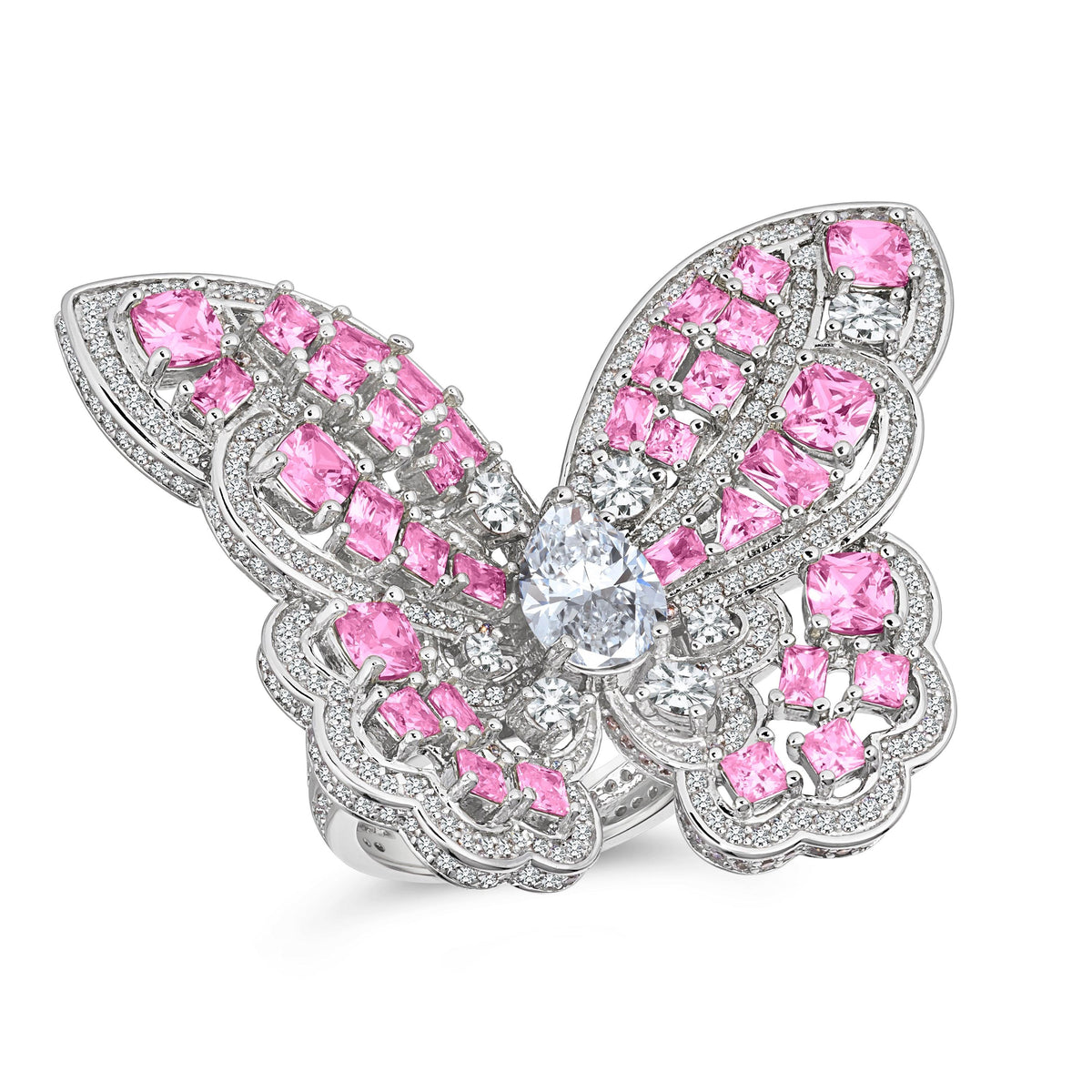 Anna Zuckerman Mariah Butterfly Ring Size 7