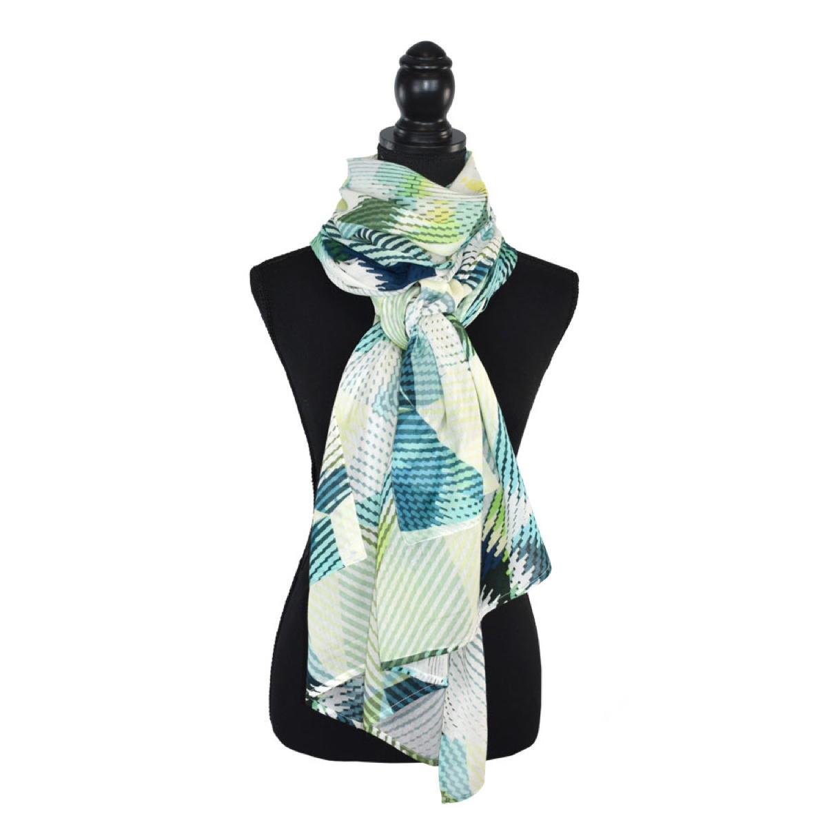 Dupatta Designs Broderick Geo Print Scarf Wrap