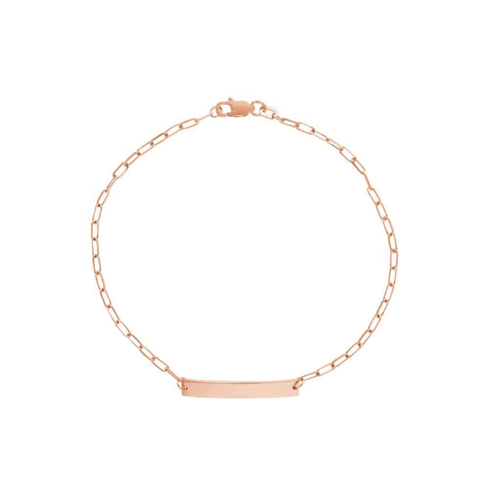 HAWLEY ST Kid's ID 7.5" Bracelet on D/C Long Anchor Chain