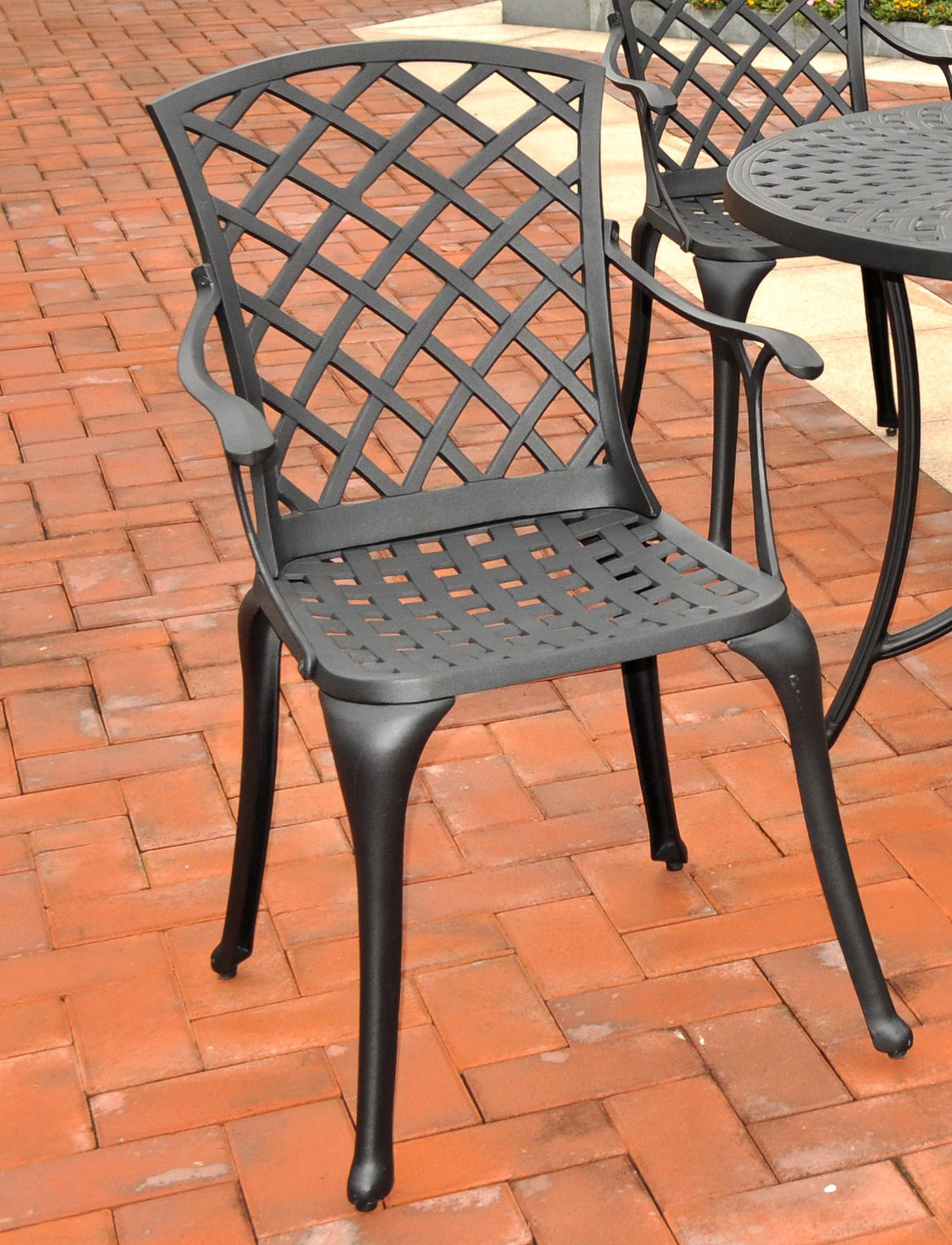 Crosley Outdoor Sedona 2Pc High Back Cast Aluminum Outdoor Chair Set