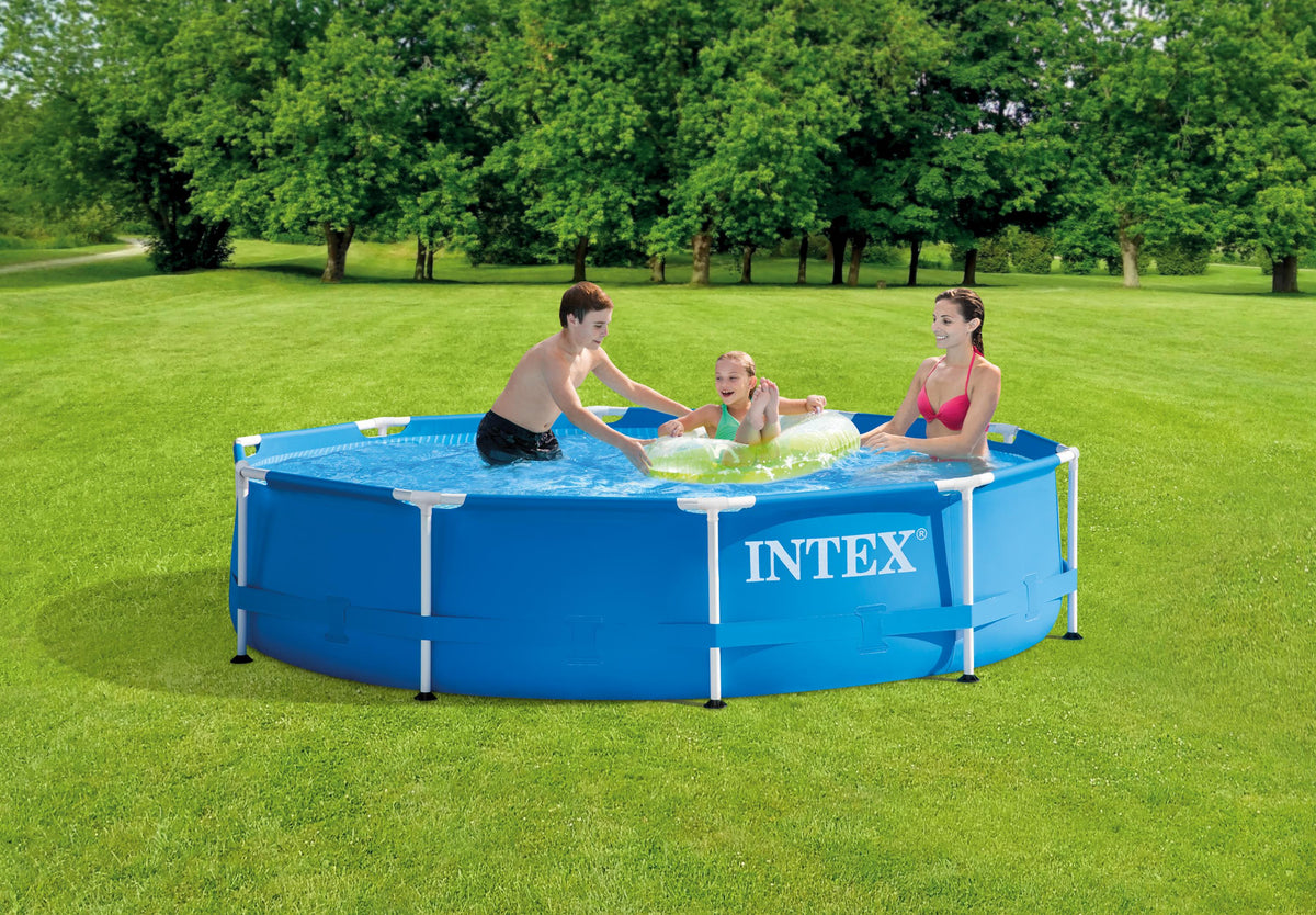 Intex Metal Frame Pool Set 10ft x 30in w/ Filter Pump