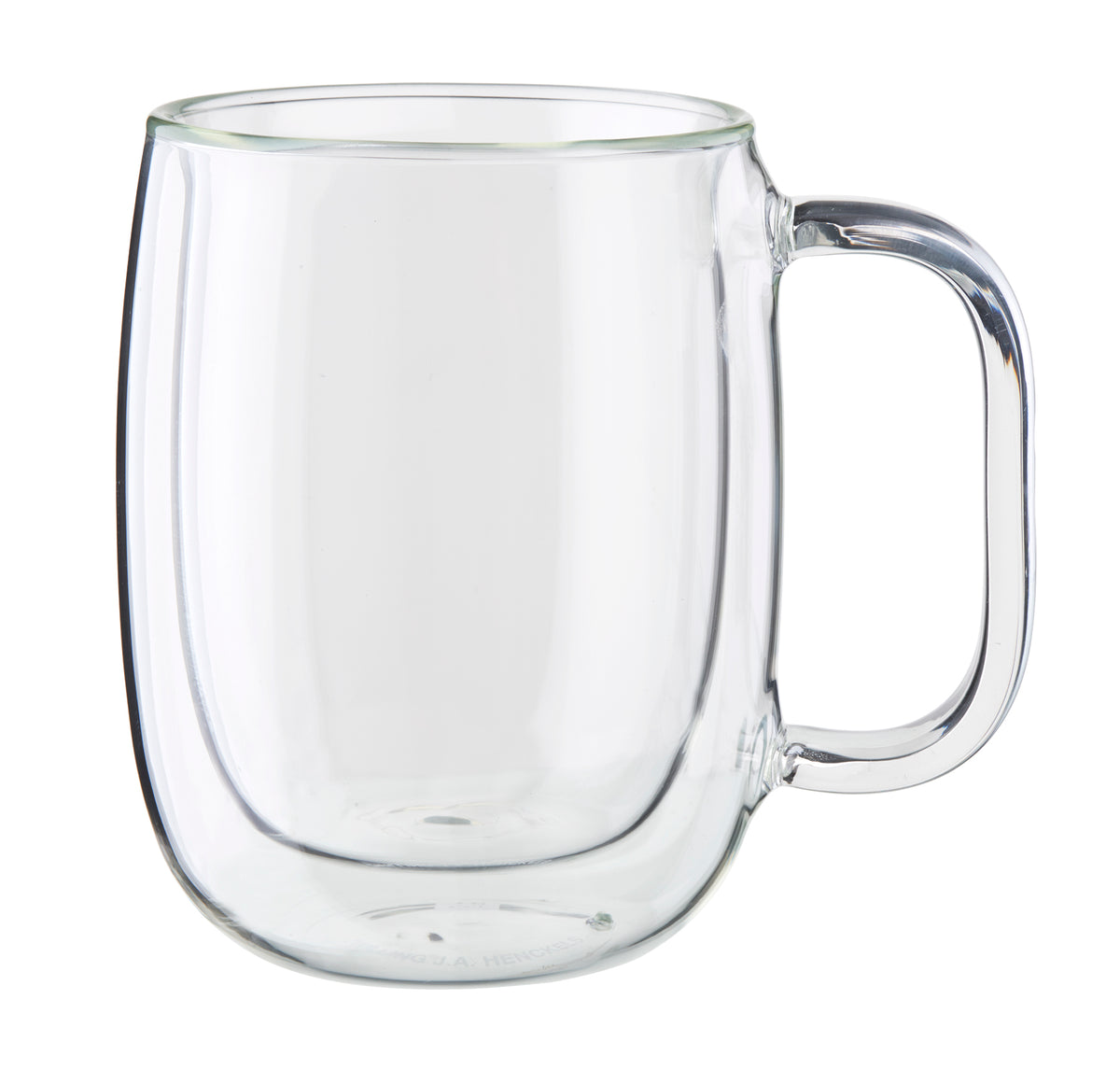 JA Henckels Sorrento Plus 2-Piece Double-Wall Glass Coffee Mug Set