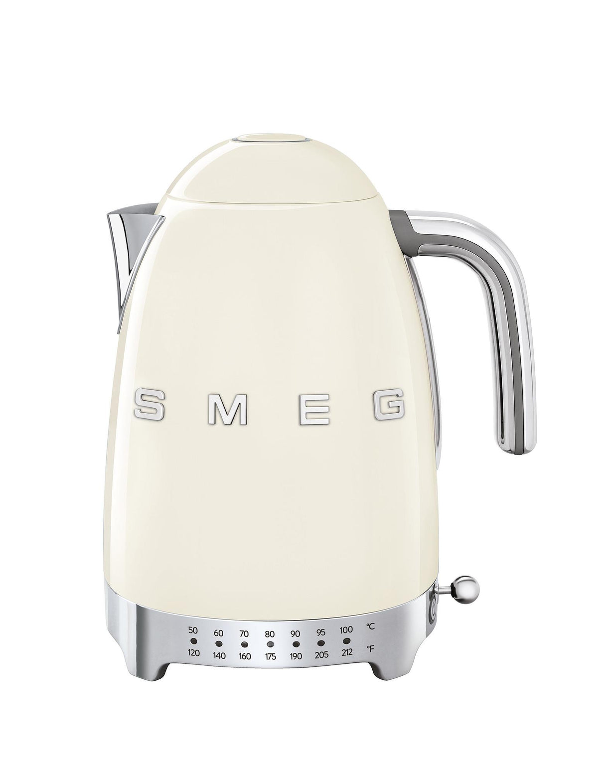 SMEG 50's Retro Style Aesthetic 7-Cup Variable Temp Kettle - Cream