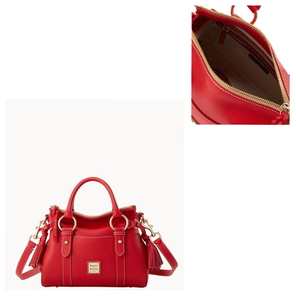 Dooney & Bourke Lucca Leather Satchel with Pocket