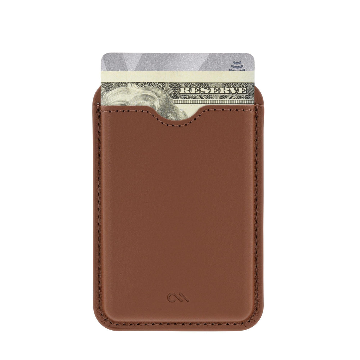 Case-Mate MagSafe Phone Wallet/Card Holder Cognac Brown