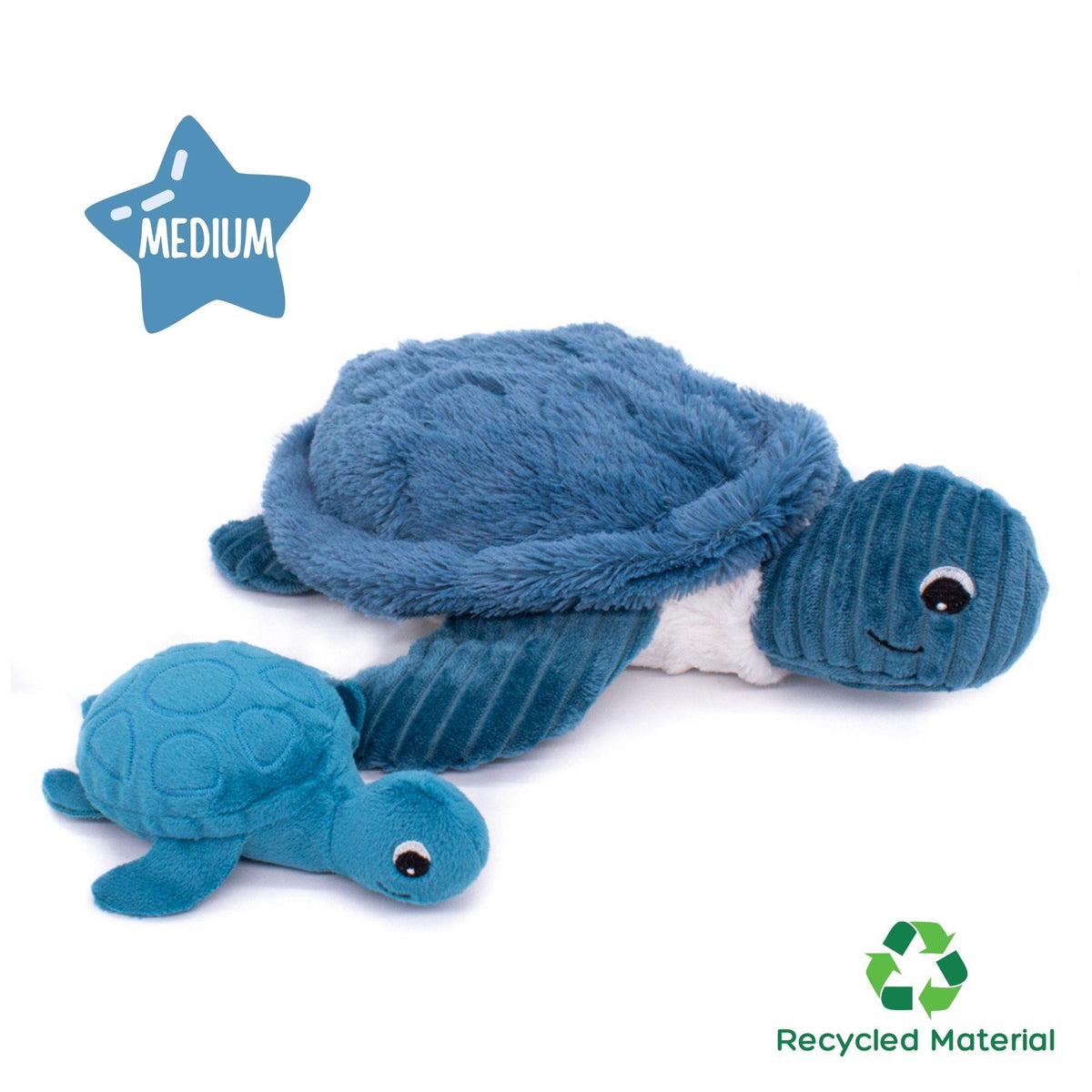 Les Ptipotos Mom & Baby Sea Turtle - Pink