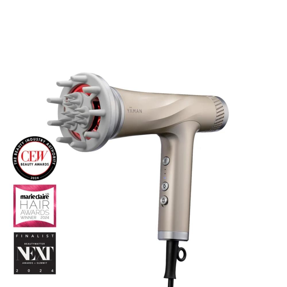 Ya-Man USA Spa Styler Blow Dry + Scalp Massage Gold