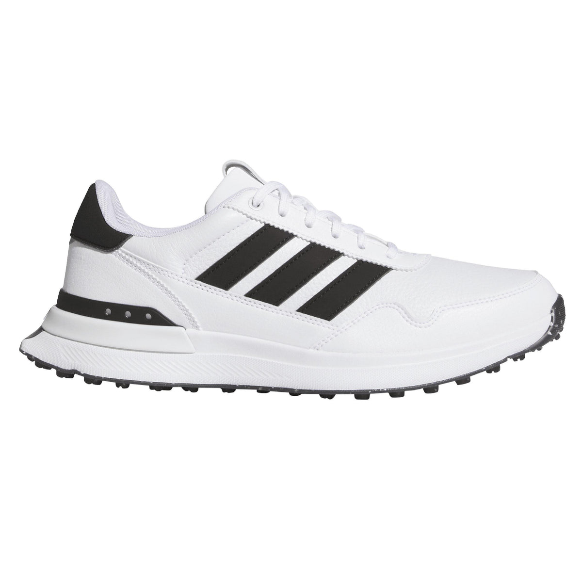 Adidas S2G 26 Leather Spikeless Golf Shoes - White/Black/White/11 Medium
