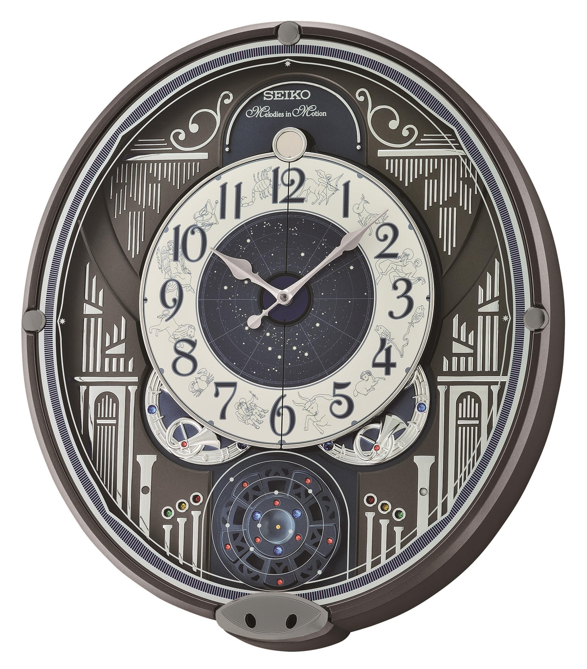 Seiko Clocks MIM-Wall, Quartz, Gray