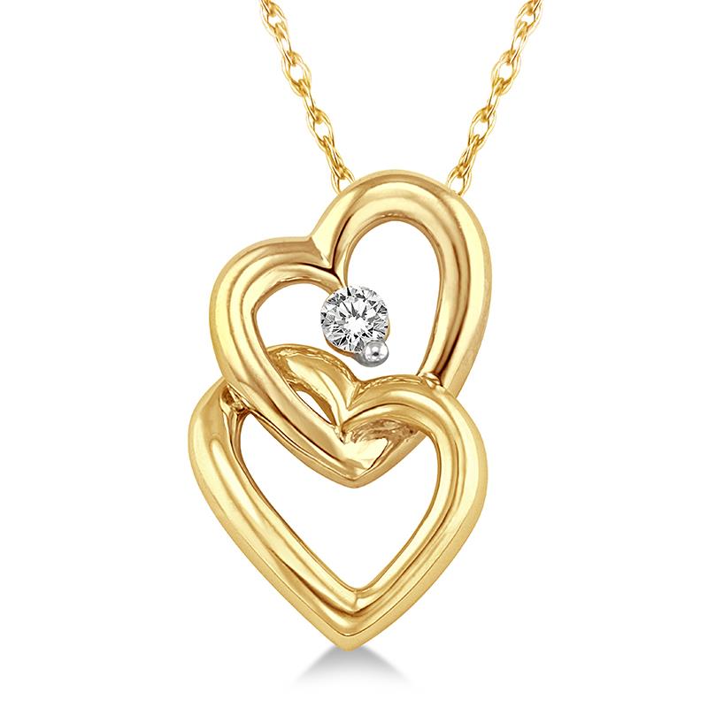 Jilco Inc Diamond Heart Necklace