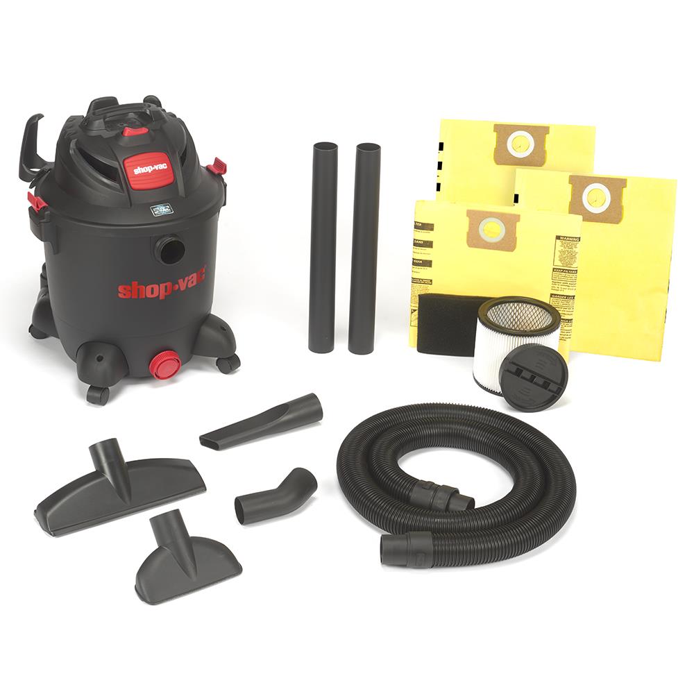 The Shop-Vac 12 Gallon Poly / 5.5 PHP SVX2 Wet / Dry Vacuum