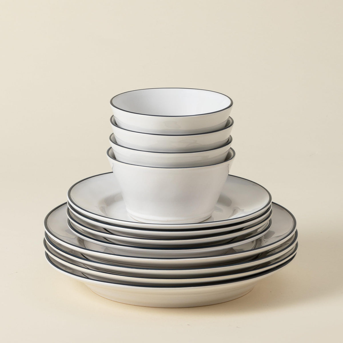 Casa Fina Beja Place Setting Set w/cereal bowl Size 12 Pieces