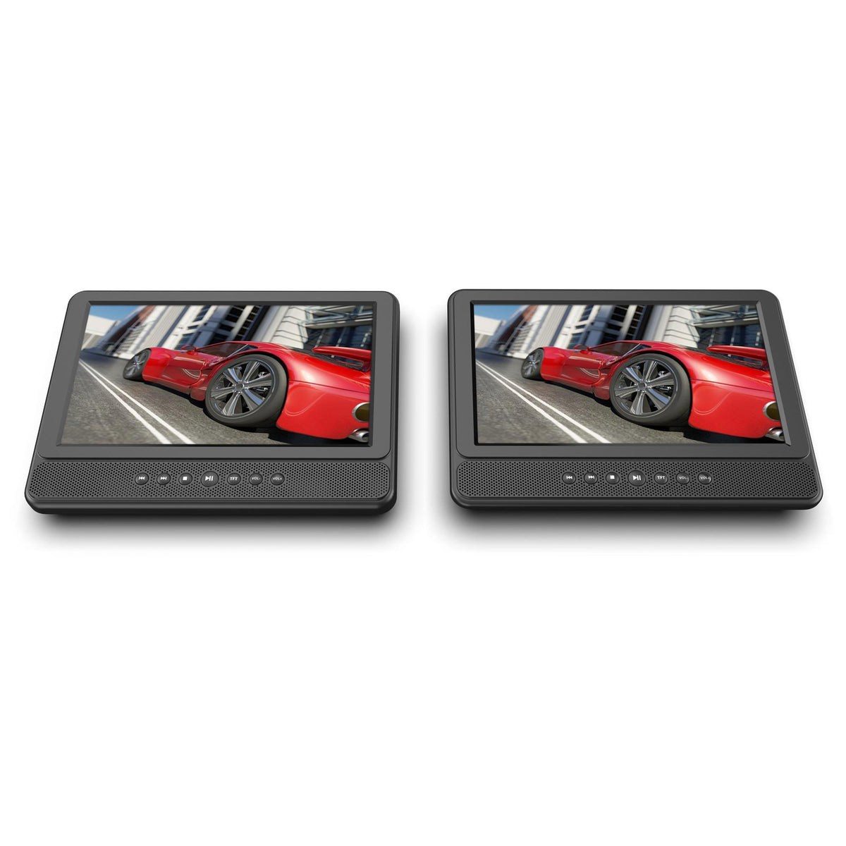 GPX Dual 10" LCD Screen Portable DVD Player Kit