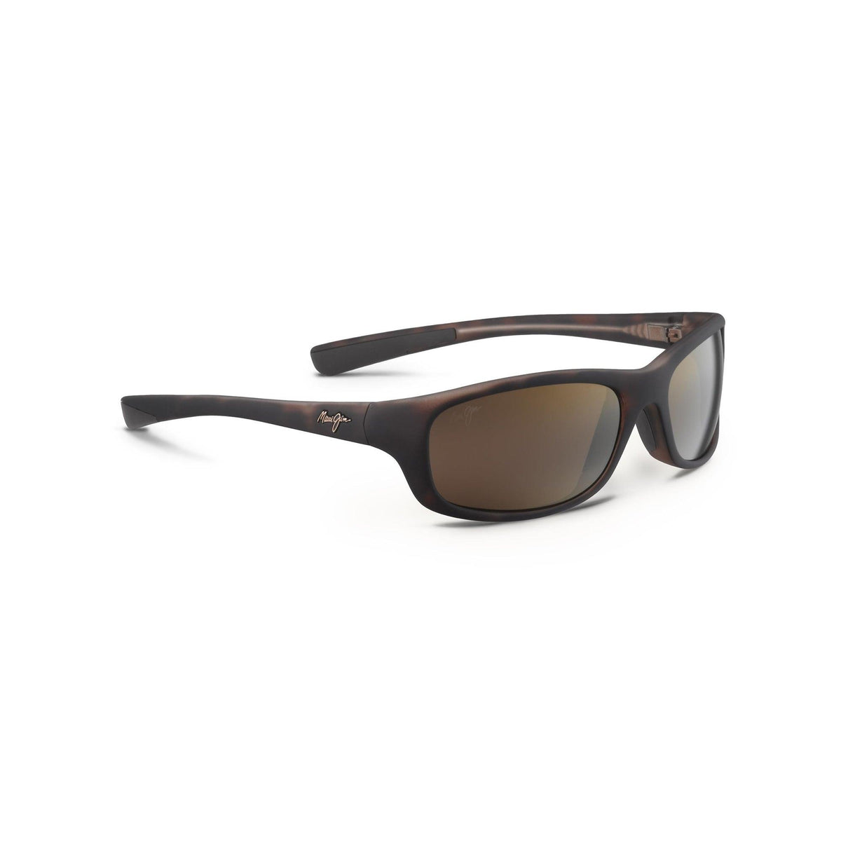Maui Jim Kipahulu Polarized Sunglasses Matte Tortoise Frame HCL Bronze Lens