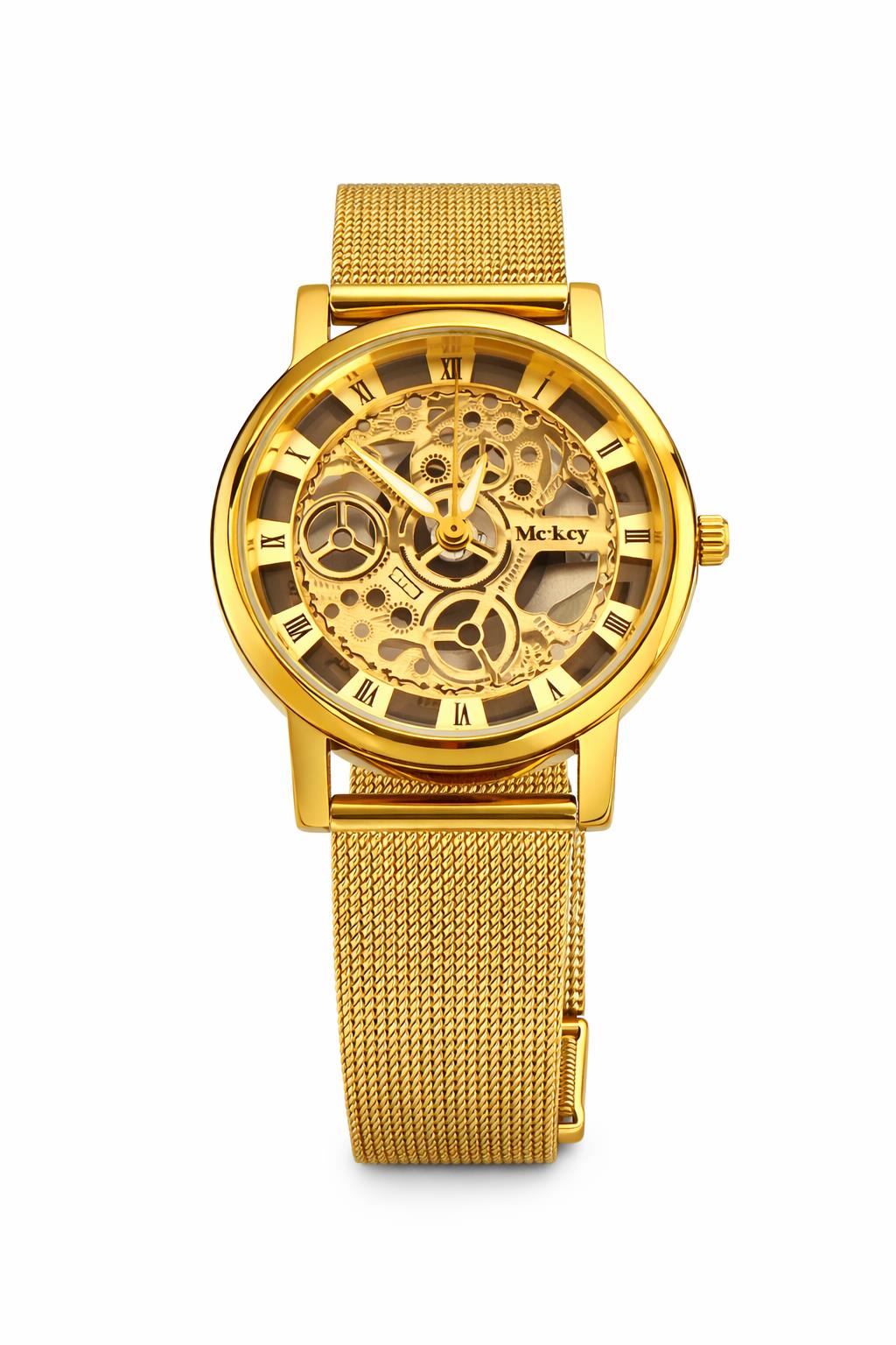 Completely Bella Gold See-Through Quartz Watch