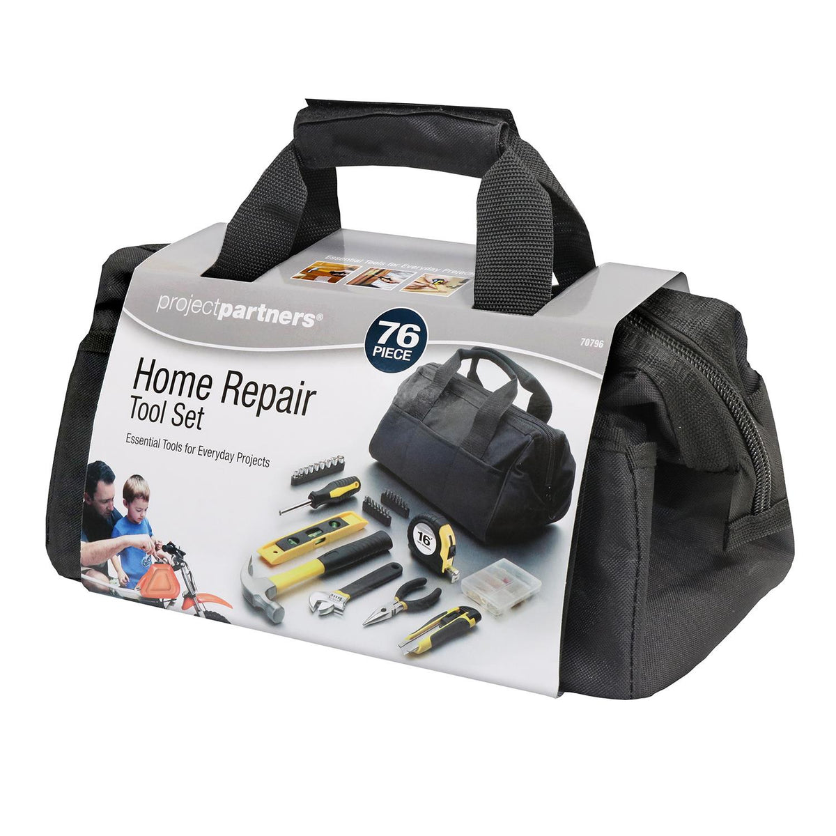 Allied 76-Piece Home Repair Tool Set with Bag