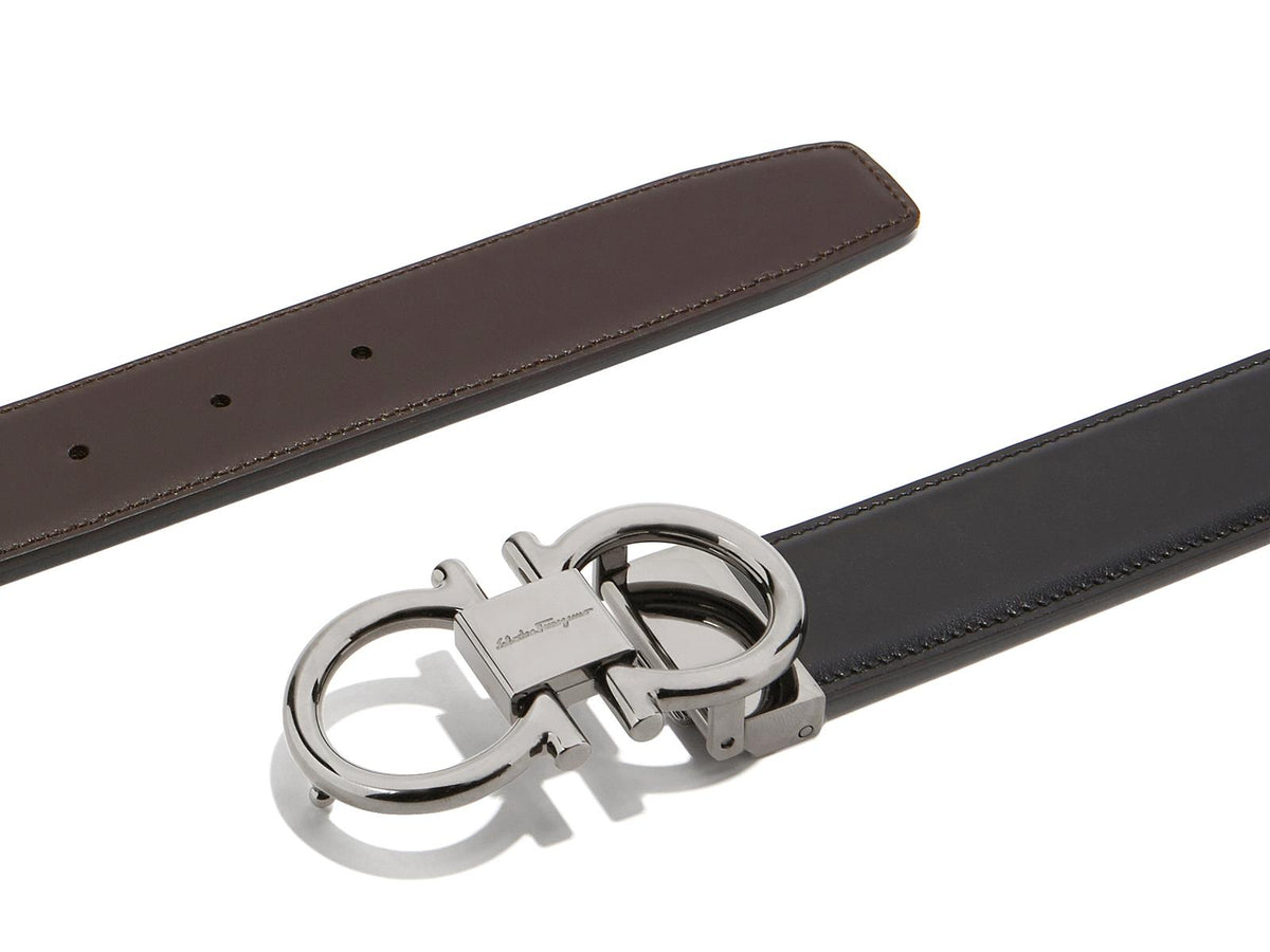 Salvatore Ferragamo Gancini Reversible and Adjustable Belt