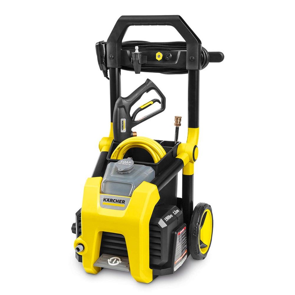 Karcher K1900PS 1900 PSI Elec Pressure Washer w/ Wheels & Folding Handle