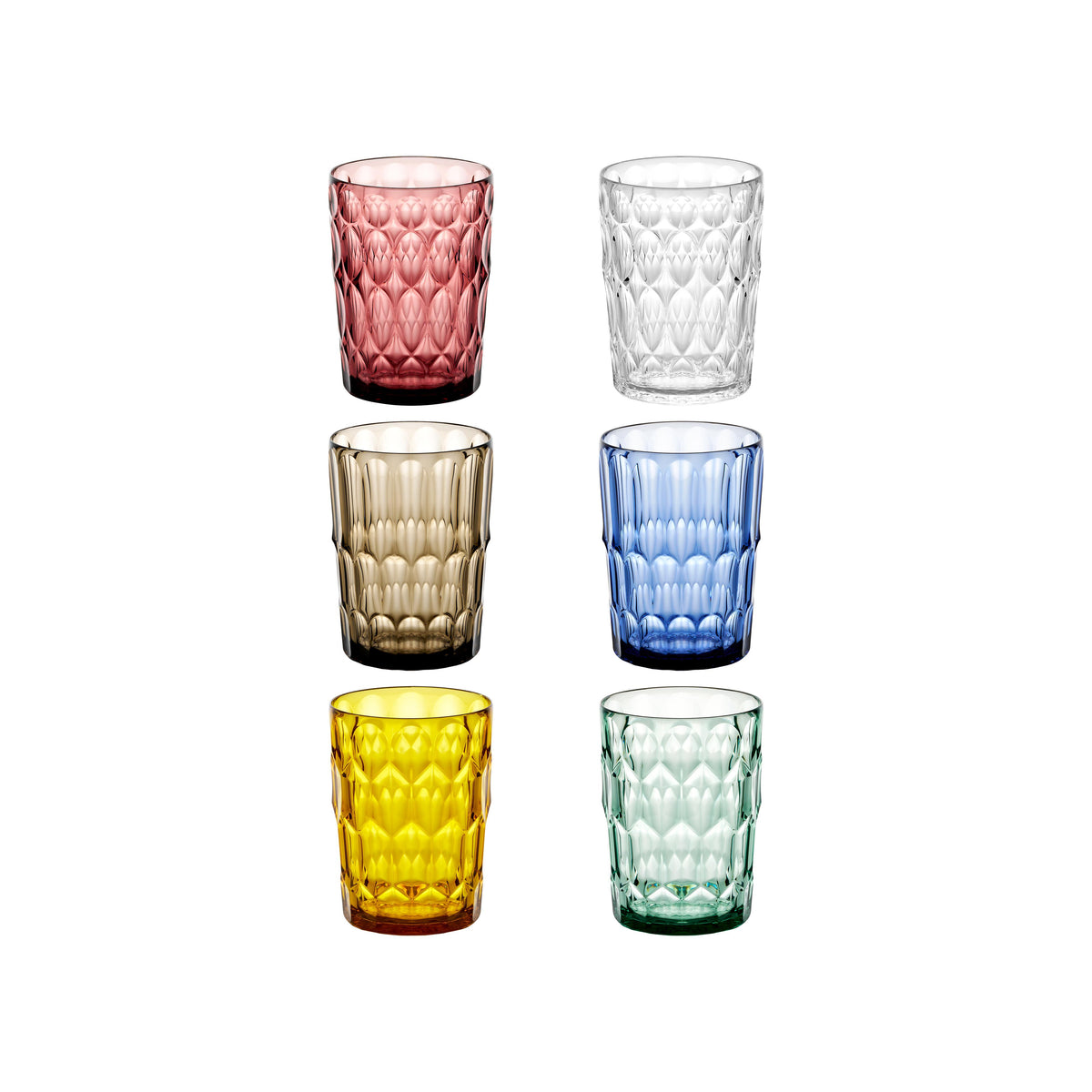 Guzzini Vanity Set of 6 Tall Tumblers