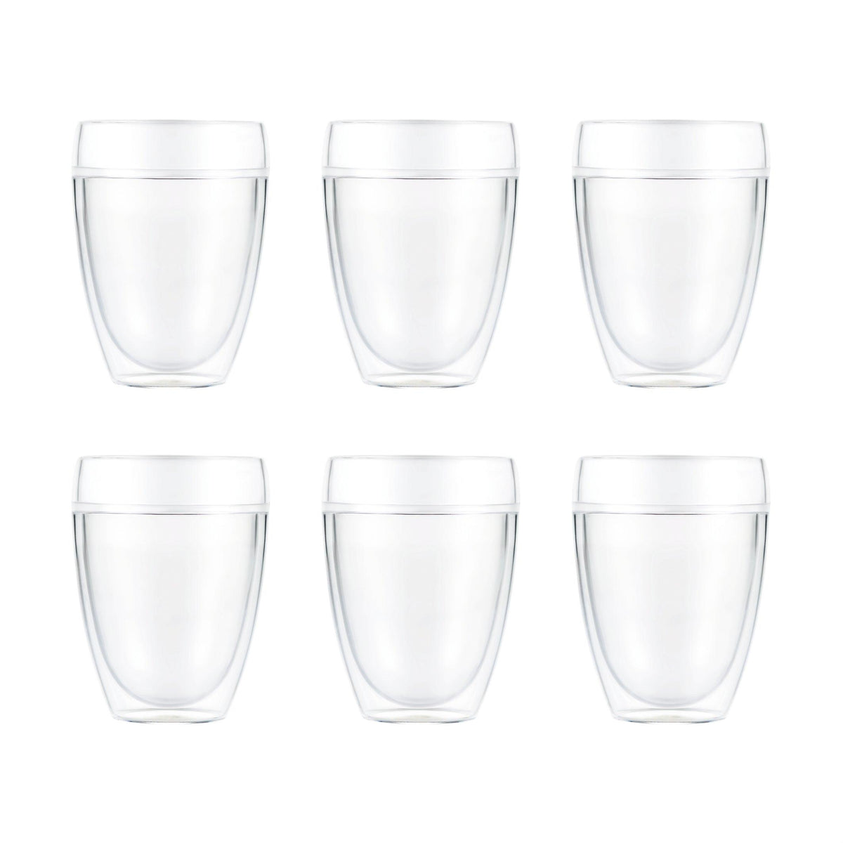 Bodum Pavina Outdoor 6pc Double Wall 12oz Shatterproof Tumblers