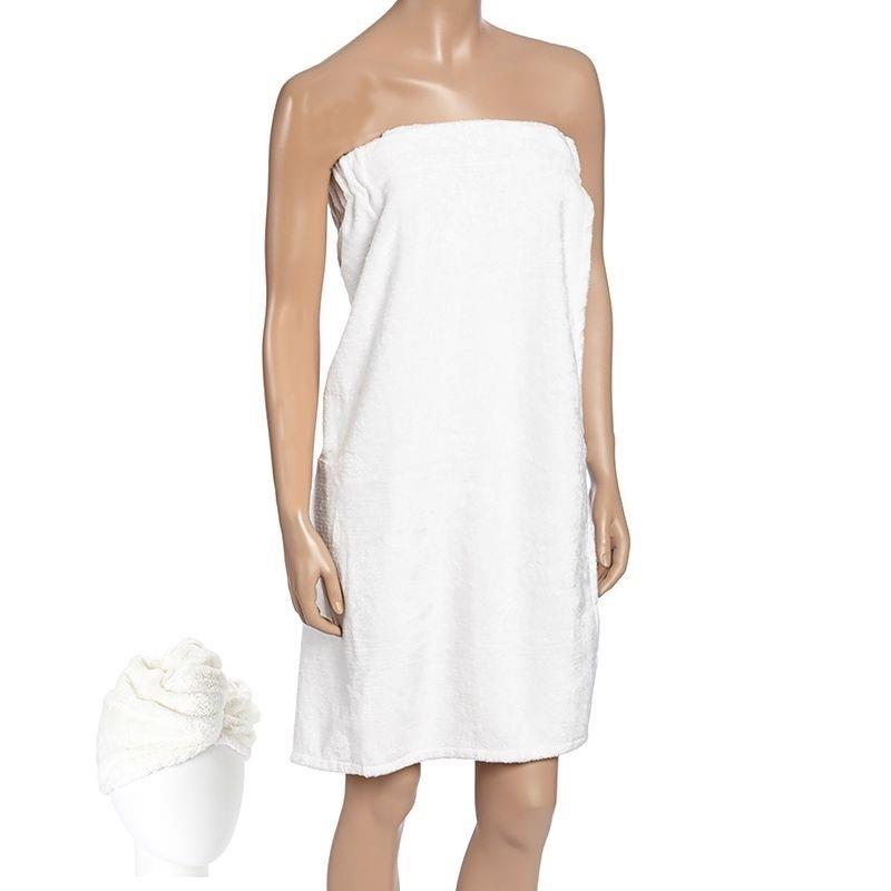 Farberware Bamboo Hair Turban Wrap Set