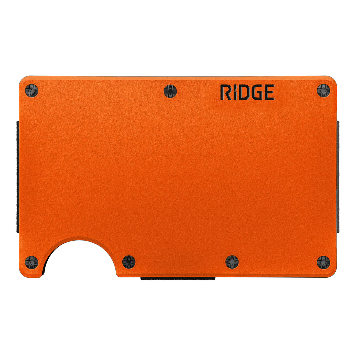 Ridge Aluminum Wallet - Basecamp Orange - Cash Strap