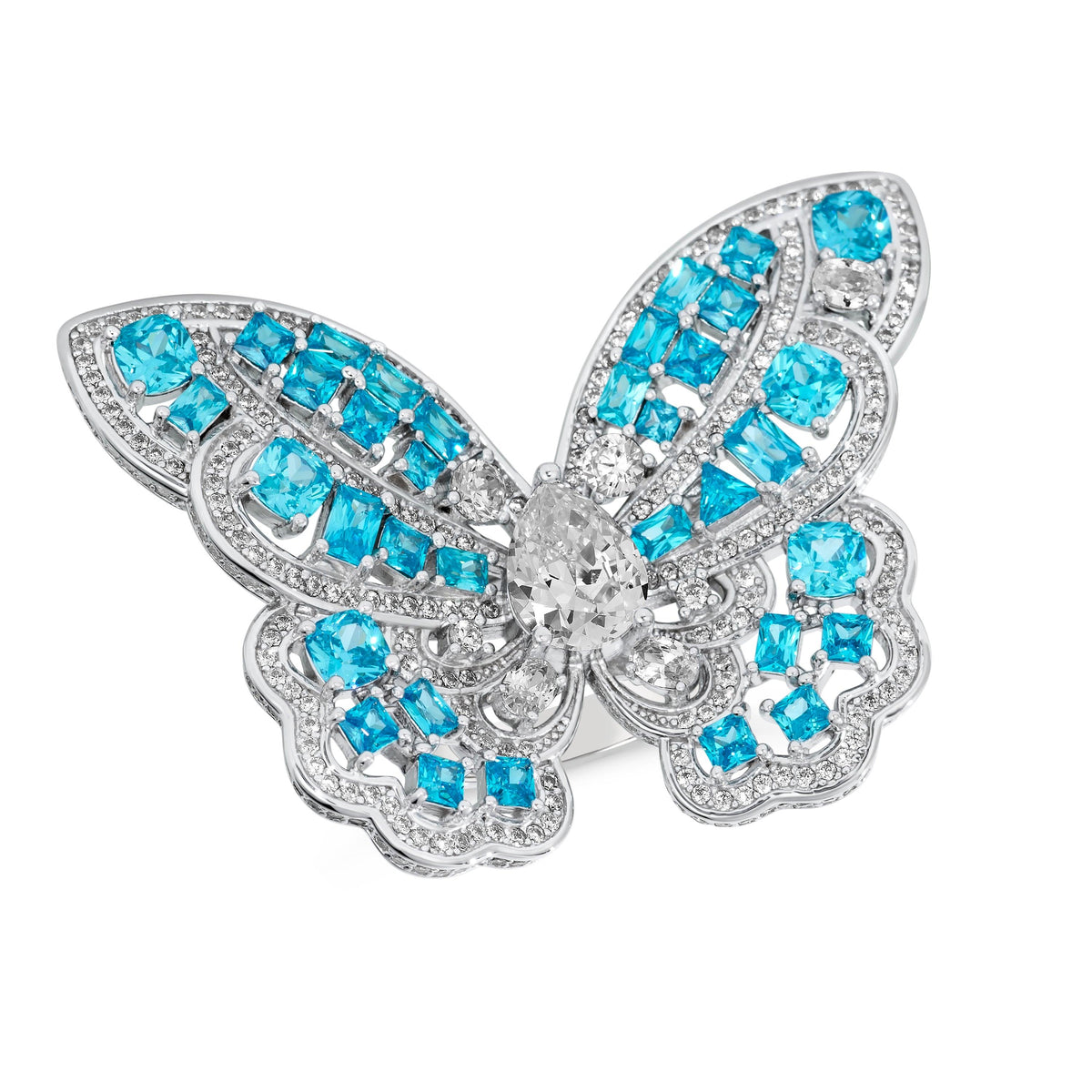 Anna Zuckerman Mariah Butterfly Ring Size 8