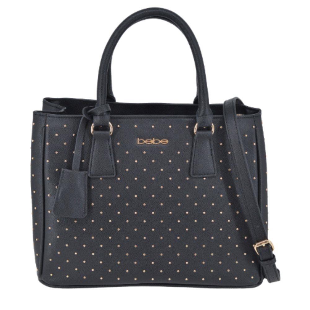 Bebe Sagan Studded Satchel