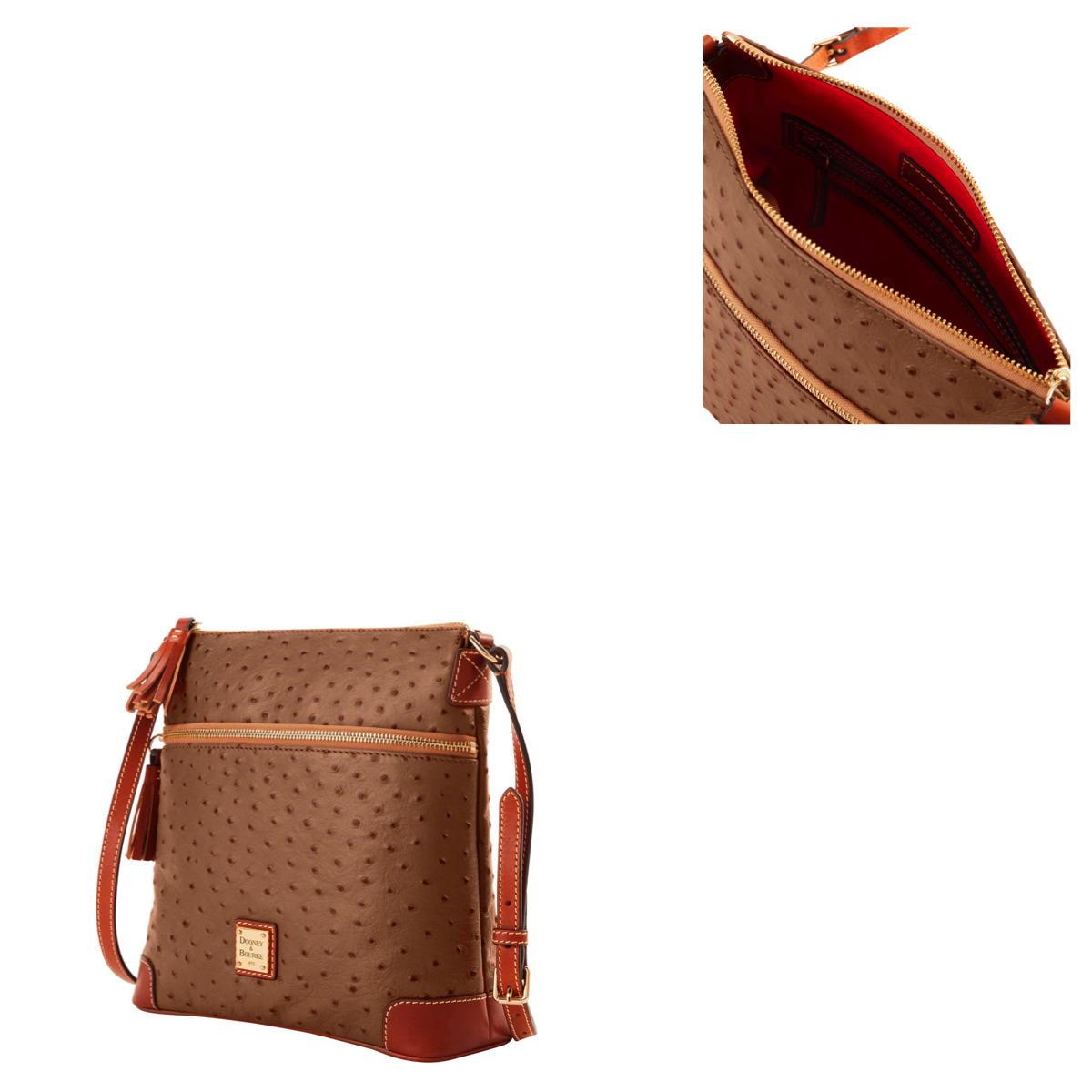 Dooney & Bourke Ostrich Tassel Crossbody