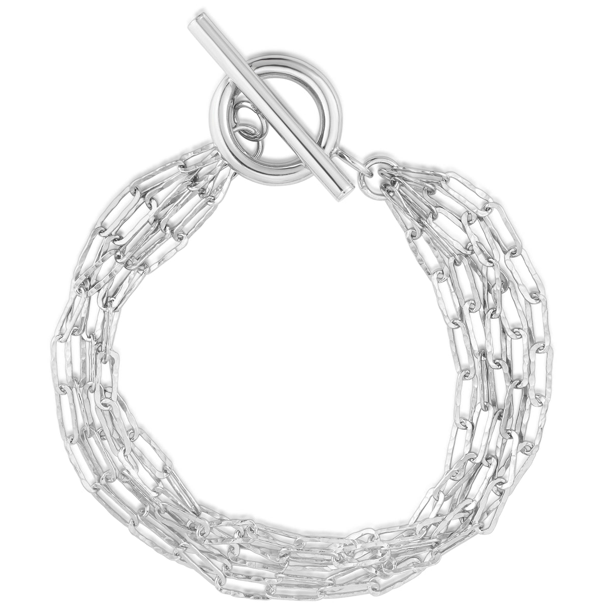 Jilco Inc Five Strand Paperclip Bracelet