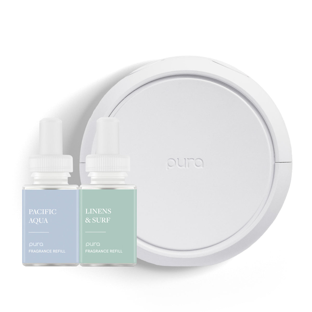 Pura Smart Diffuser Aqua/Linens & Surf Kit