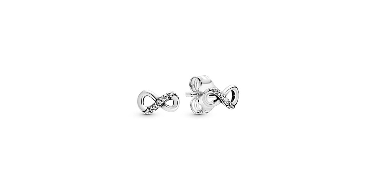 Pandora Sparkling Infinity Stud Earrings
