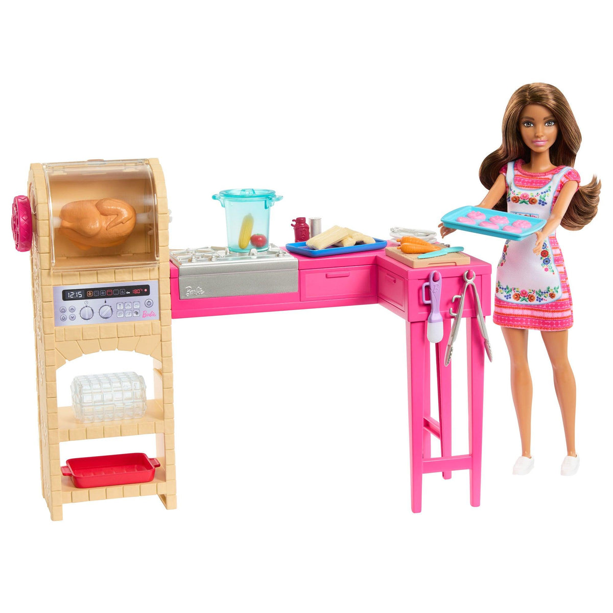 Mattel Barbie and Teresa Cook and Create Kitchen Playset Ages 3+ Years