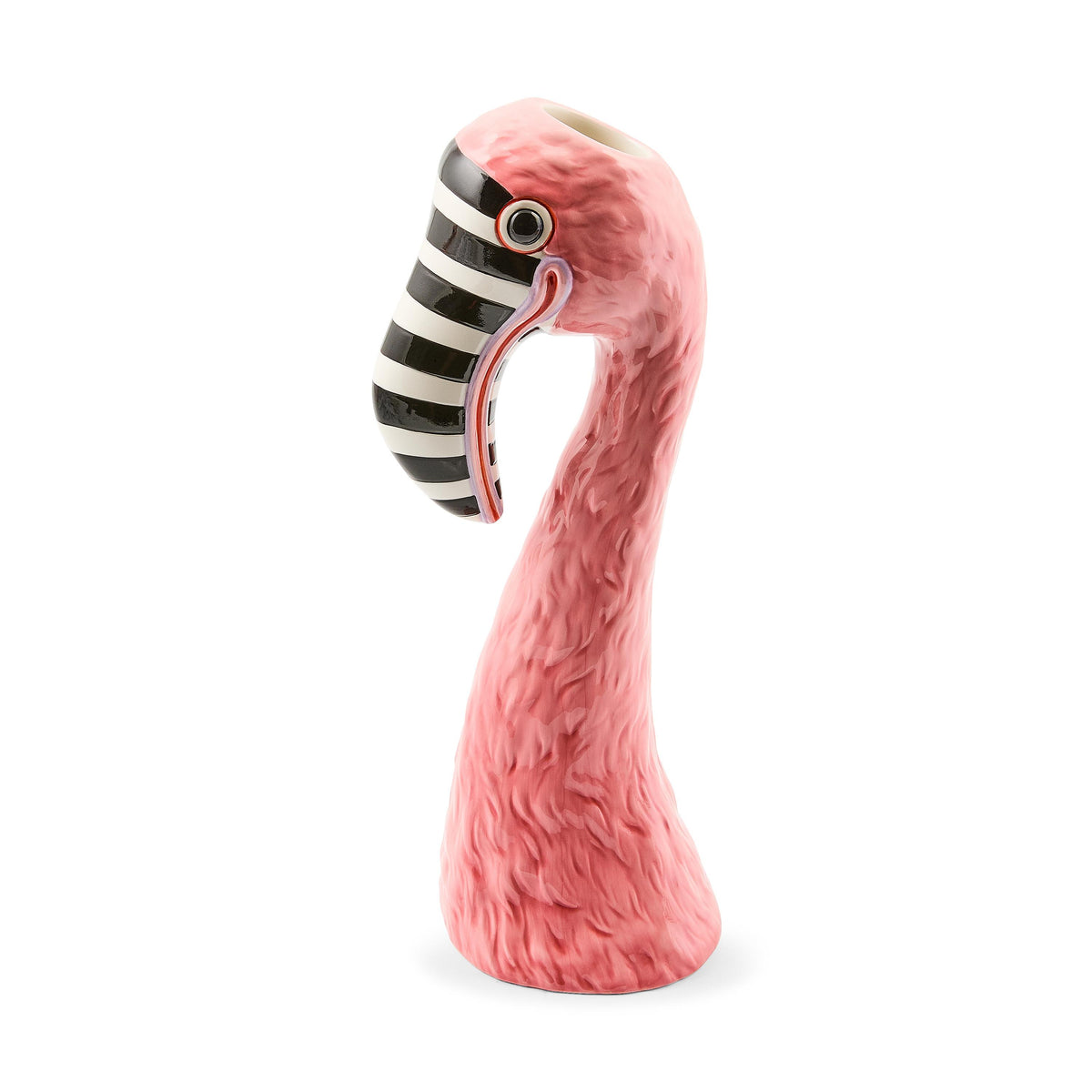 MacKenzie-Childs Patience Brewster Flamingo Cermic Vase