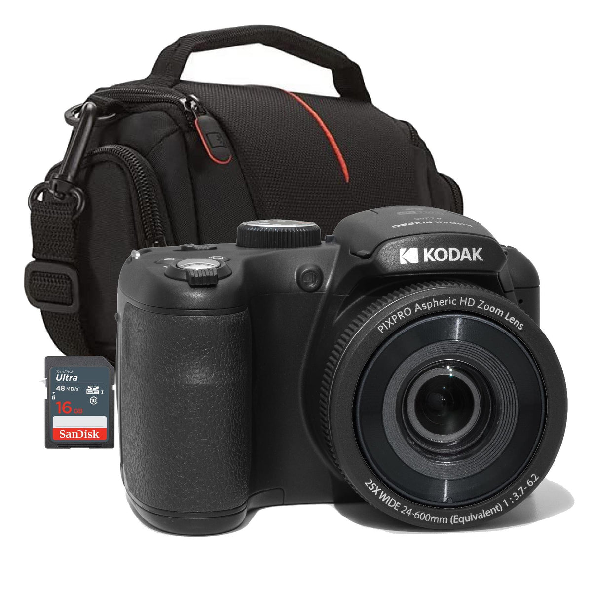 Kodak PIXPRO 16.2 25x Digital Compact Camera bundle