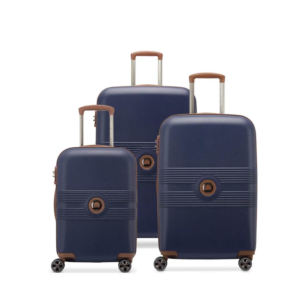 Delsey Luggage Flanerie SE Nested 3-Pc Set - Blue